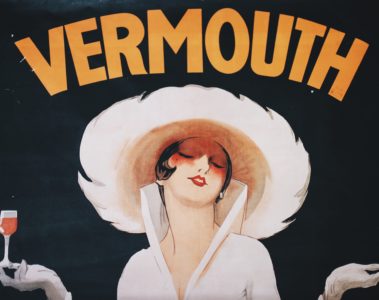 Une affiche de vermouth
