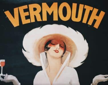 Une affiche promotionnelle pour du vermouth